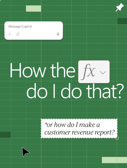 How the fx do I do that? — Copilot in Excel