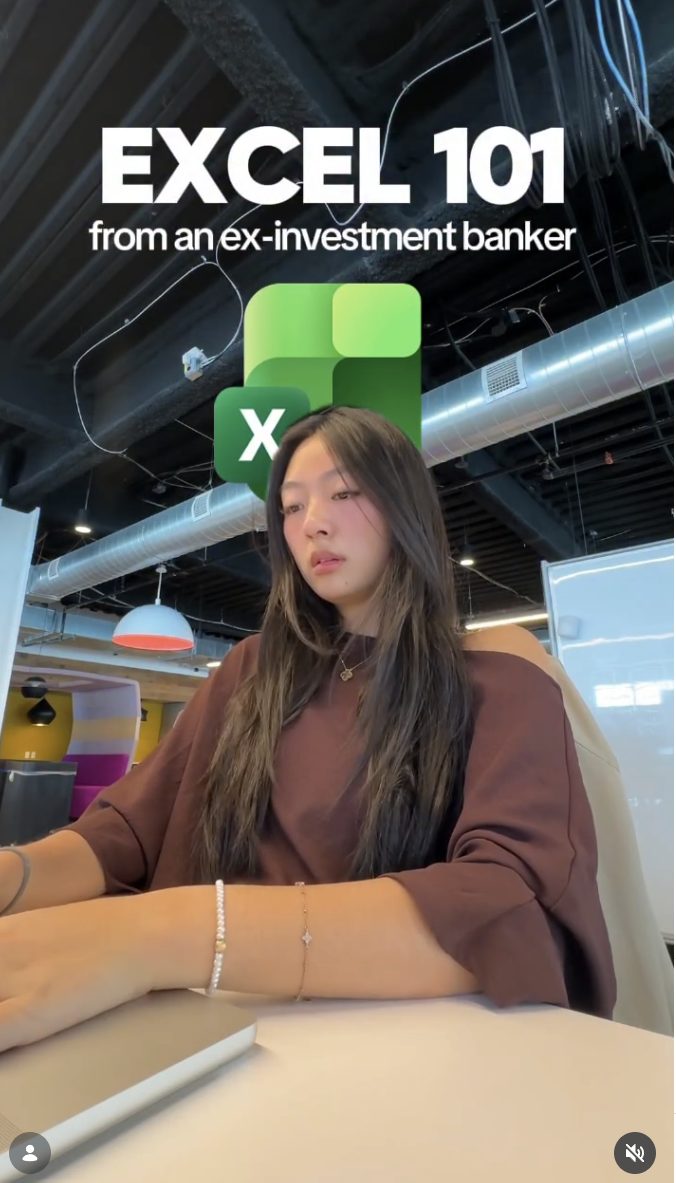 Excel 101 from an ex-investment banker